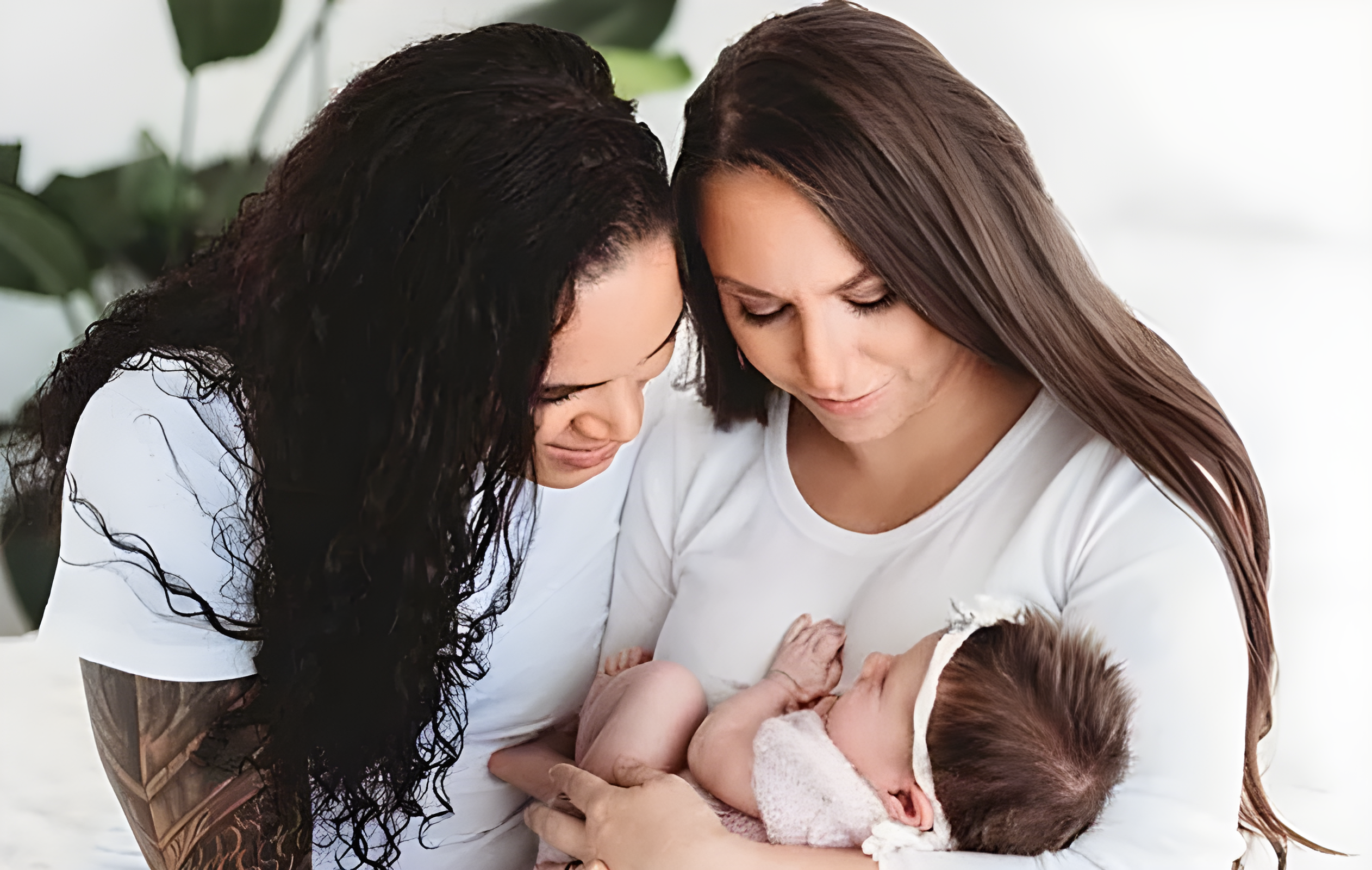 couple de femmes avec un enfant