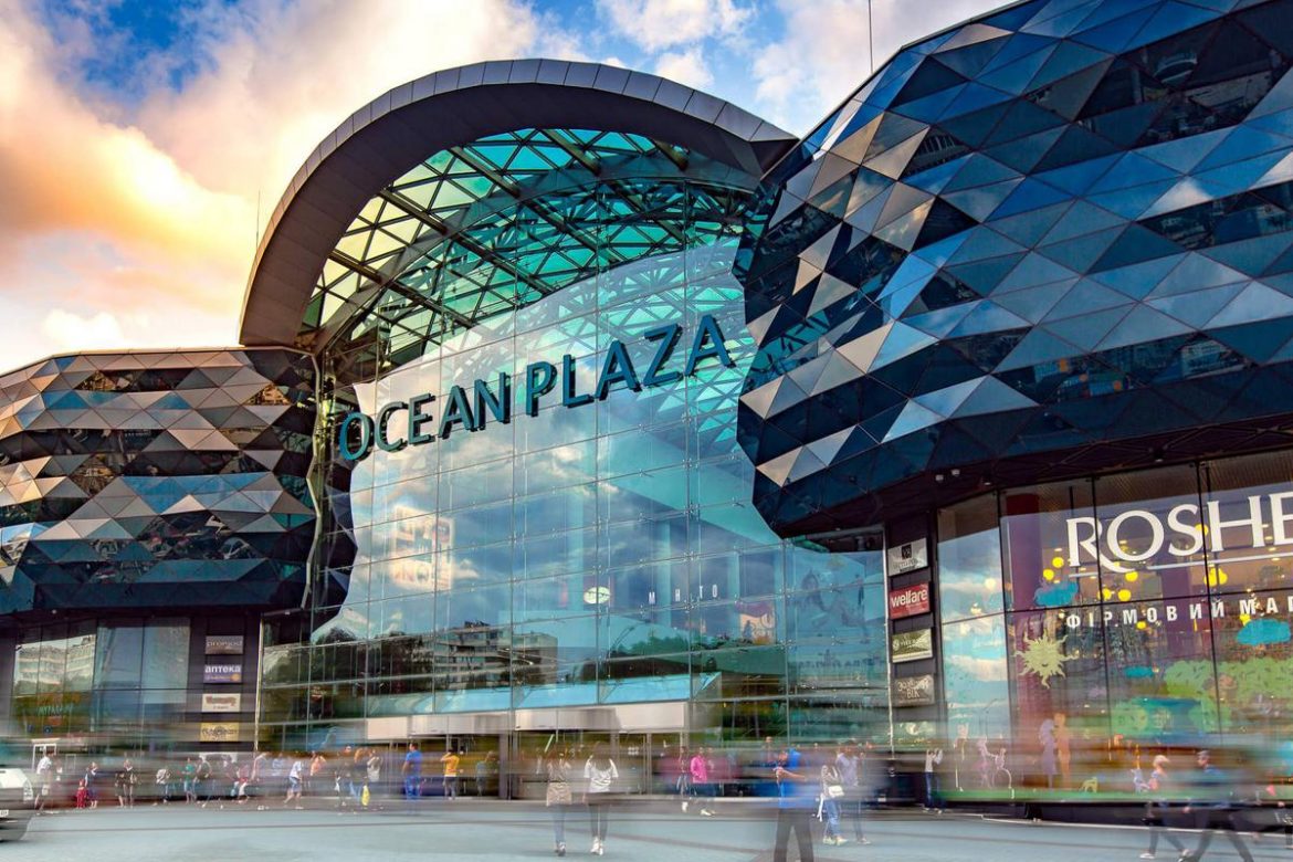 Centre commercial Ocean plaza à Kyiv Ukraine