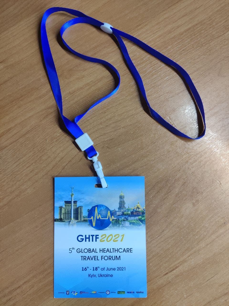 Badge de participant au 5ème Forum Mondial du Tourisme Médical