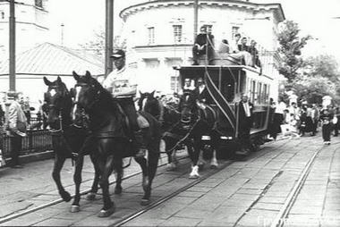 Les premiers tramways à Kharkiv Ukraine