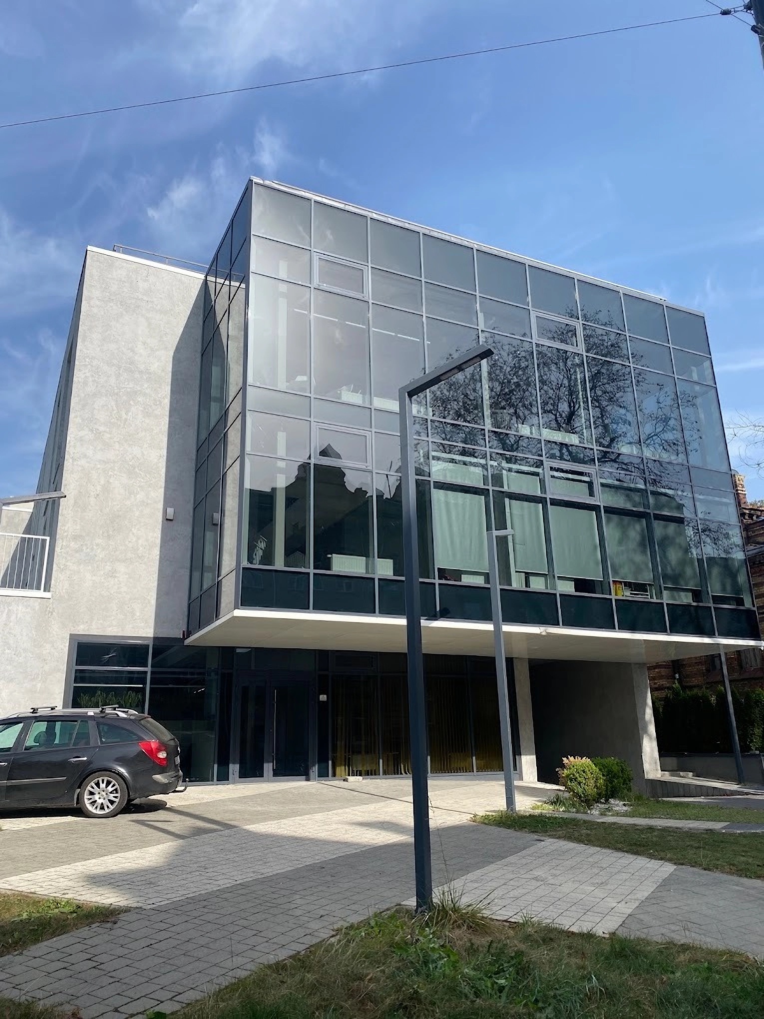 Façade du bâtiment ARTKLINIK à Lviv, Ukraine