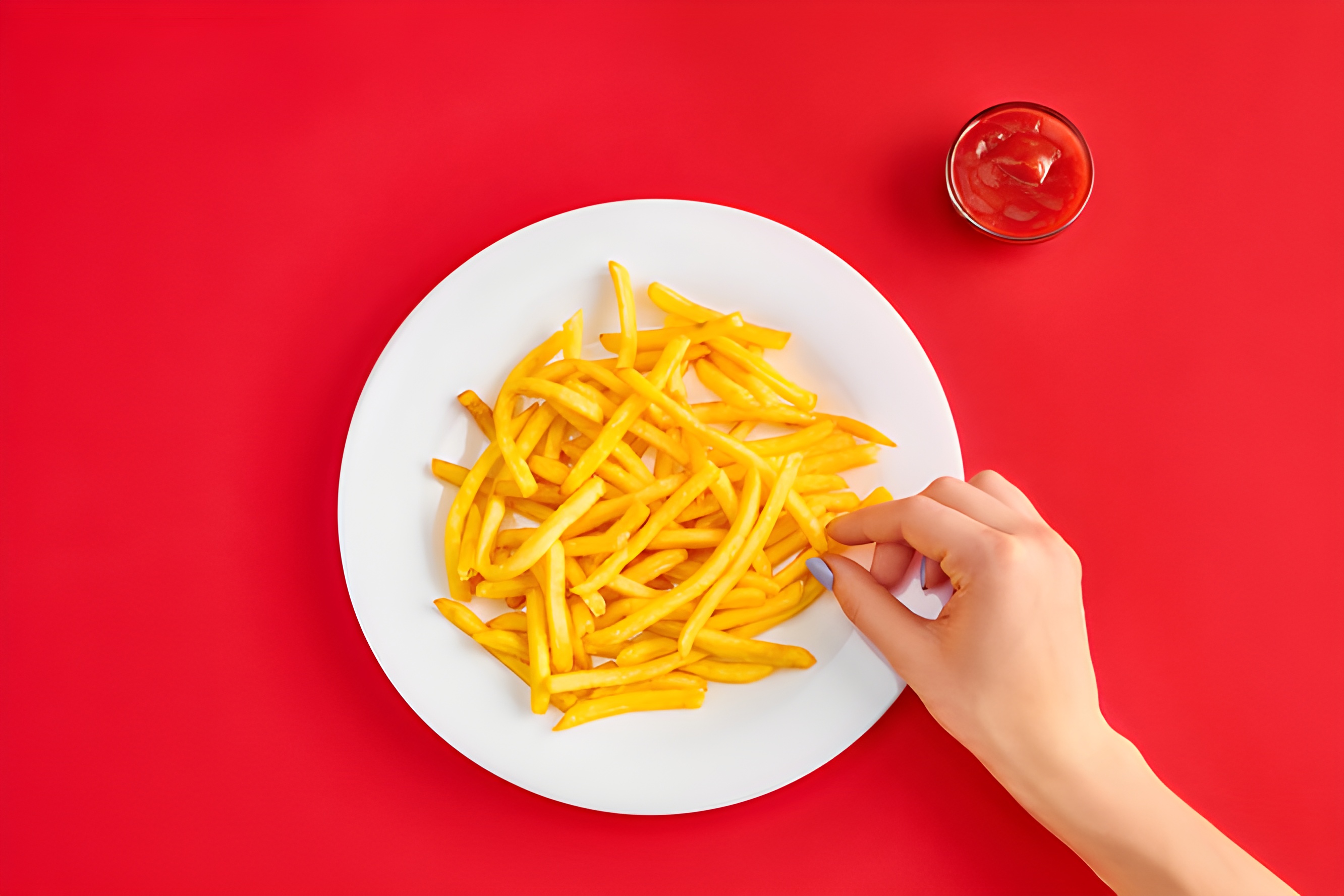 Aliments à éviter dans le cadre d'un traitement contre le cancer : Chips et ketchup